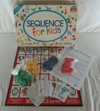 Sequence for Kids Board Game JAX, LTD. 2001 Vintage 100%