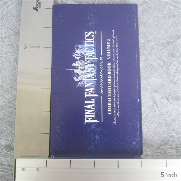 ファイナルファンタジータクティクス　キャラクターカードブック　VOL.2 Final Fantasy Tactics Character Card Book Vol.2 / Ps
