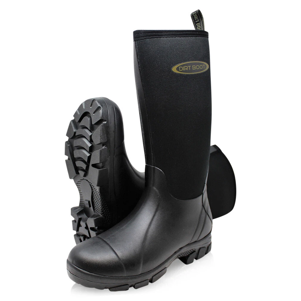 Dirt Boot Neoprene Wellington Muck Field Fishing Boots Walking