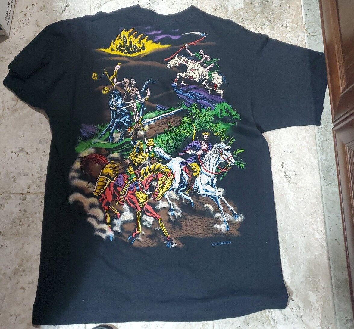 Four Horsemen Of Apocalypse Sweater - Vintage Tee for Fans - Bluefink