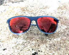 PRADA Sunglasses Unisex Italy Gunmetal Red Mirrored SPS01P JAP-6Y1 56-17-140