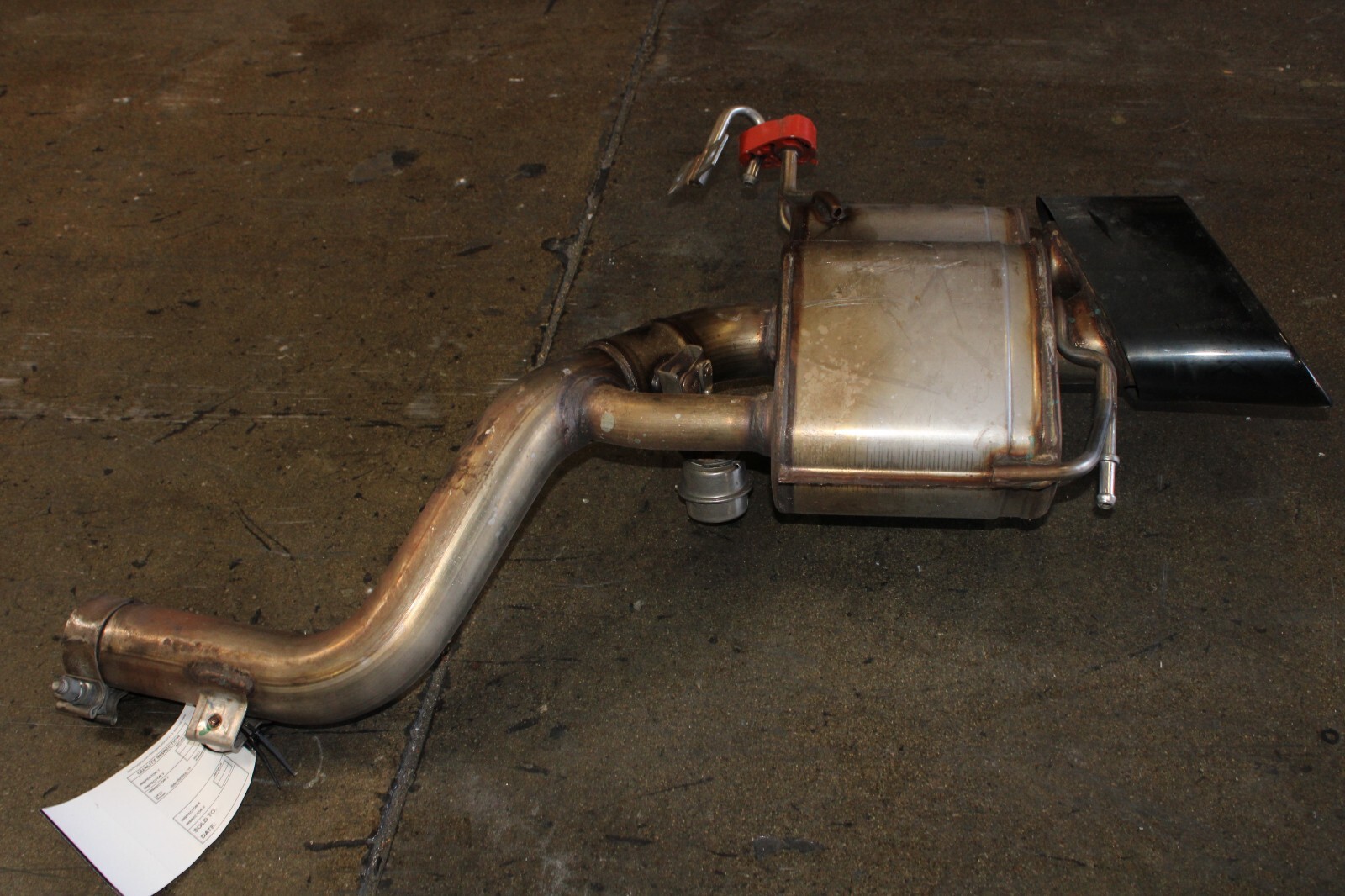 Maserati Granturismo, GranCabrio, LH, Left, Muffler, Scratched, Used, P/N 262203