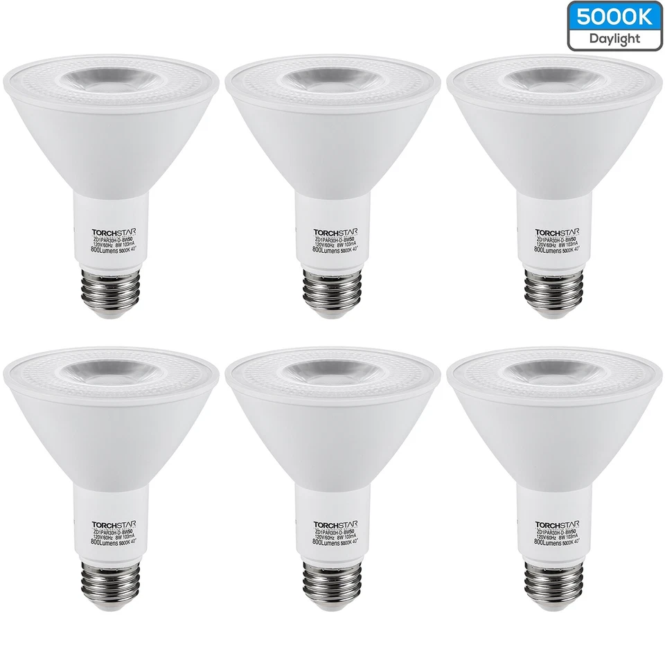 Dimmable LED PAR30 Light Bulb, Spotlight Bulbs, 3000K/5000K - Image 2 of 4