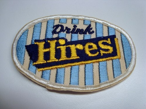 Vintage Drink Hires Oval Cloth Patch