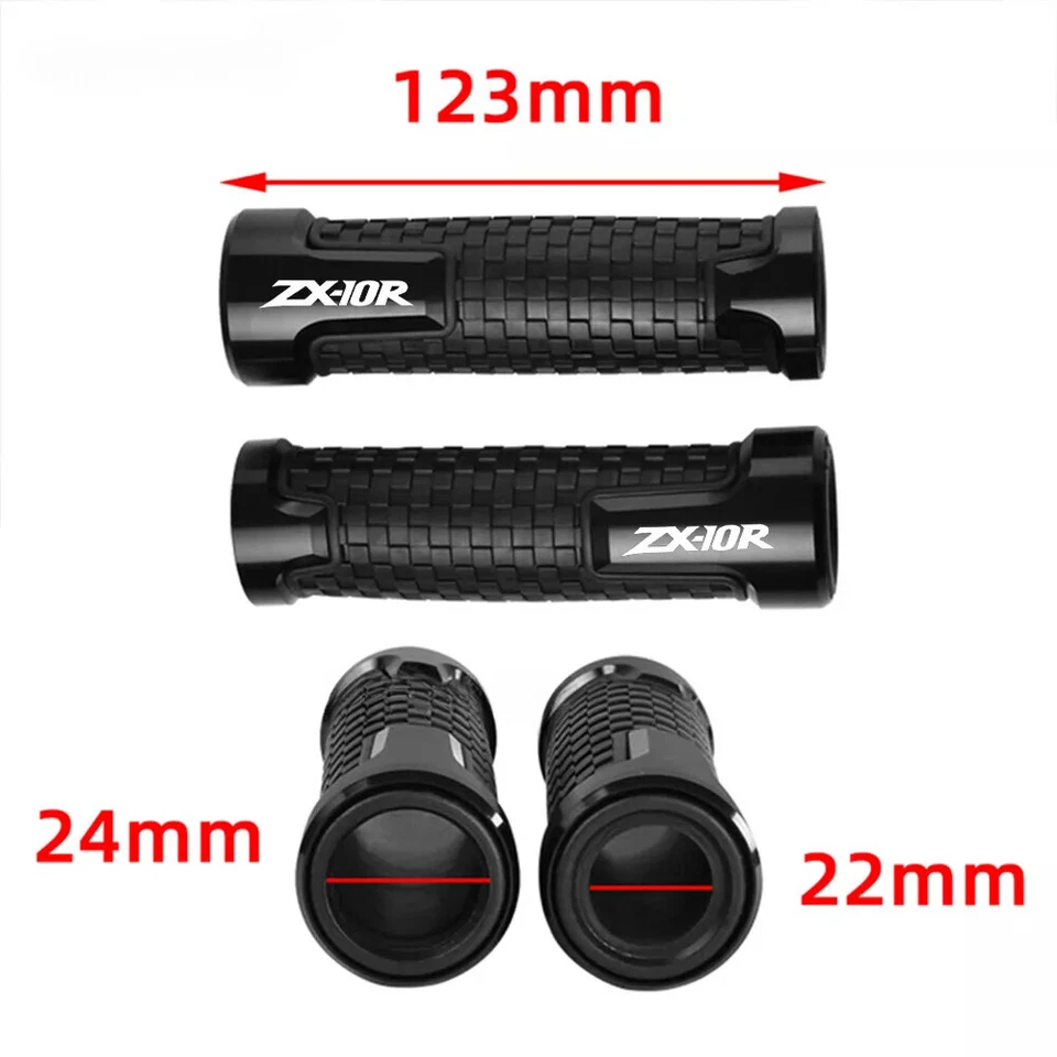 BLACK For KAWASAKI NINJA ZX-10R 2006-2015 Brake Clutch Levers Handlebar Grip cap - Изображение 3 из 4