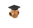 Osma Wavin Bottle Gully 87.5° 110mm 4D900 Underground Foul Water Drainage