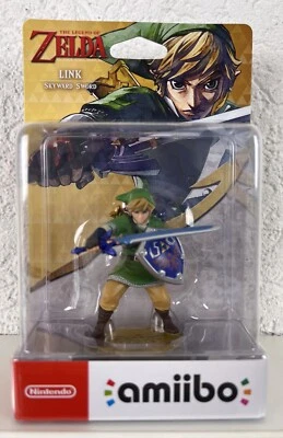 Link Skyward Sword Amiibo Figur The Legend of Zelda WiiU Switch 3DS Neu OVP - Bild 1 von 2