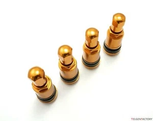 4x Aluventile Orange Gold