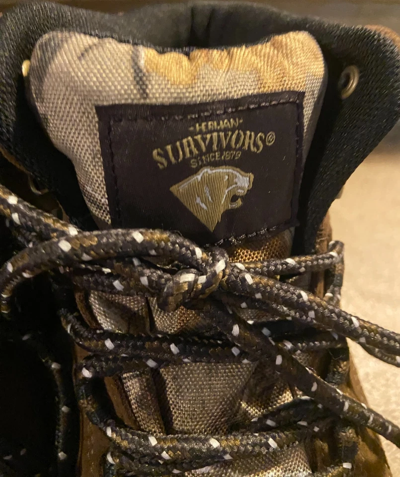 Herman Survivors Camo Waterproof Ankle LaceUp Hunting Boots 8.5W Unisex 36161580 - Image 4 of 4