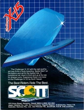 Scott Challenger x-15 Bodyboard Print Ad Ephemera Wall Art Decor