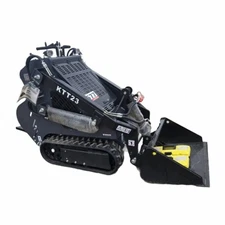 Agrotk Mini Skid Steer Loader with EPA 23 HP Twin Cylinder Engine Bucket 0.9 Ton