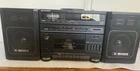 Vintage SHARP GX-CD55BK X-Bass  AM/FM Stereo/Cassette CD Boombox WORKS CLEAN