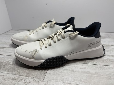 G/Fore G.112 Golf Shoes Mens 10 White Navy Blue Spikeless Sneaker Lace Up Low