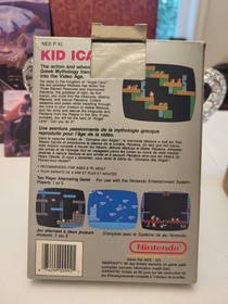 Kid Icarus NES CIB 1987 Mattel Canada REV-A 0992 NES-KI-CAN Bilingual Kmart Stic