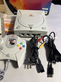Sega Dreamcast Game Console Complete White Launch Edition NTSC-U TESTED Open Box