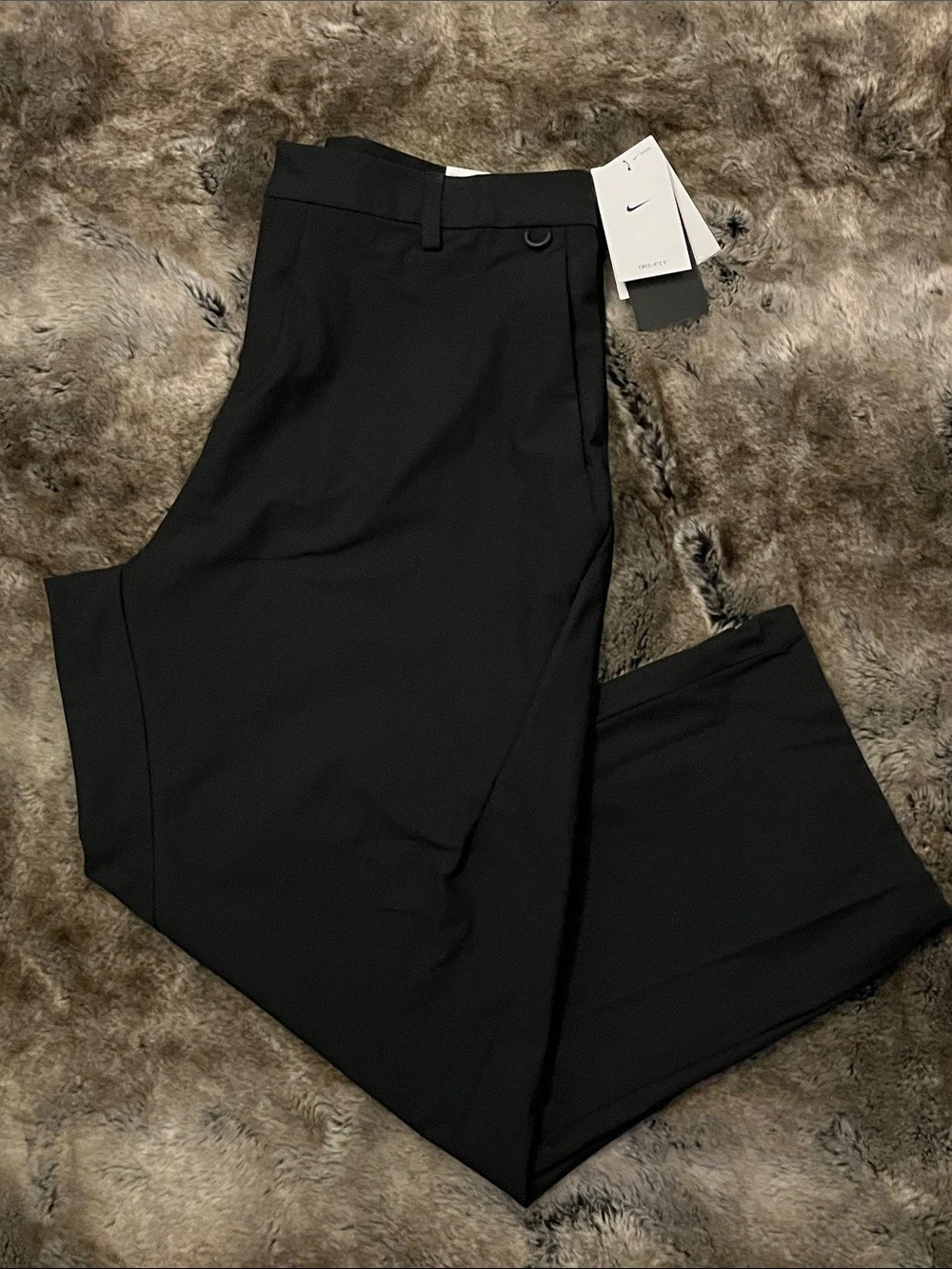 Nike 24.7 PerfectStretch Pants Mens 34x30 Dri-Fit UV Loose Black HV0377 $120