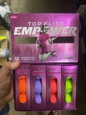 Top Flite Empower 12 Golf Balls, 12-Pack Multicolor, Low Compression Distance