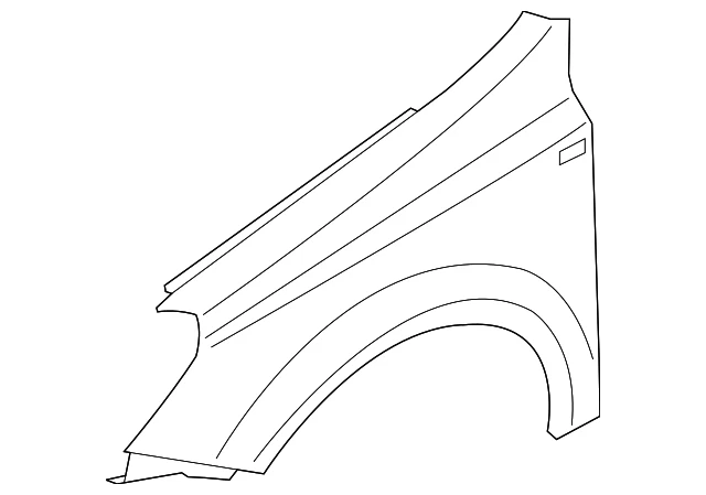 Genuine GM Front Driver Side Fender 93178666 Foto 4 de 4