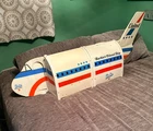 Vintage 1970s Mattel Barbie Friendship Airplane Jet Toy Playset United Airlines