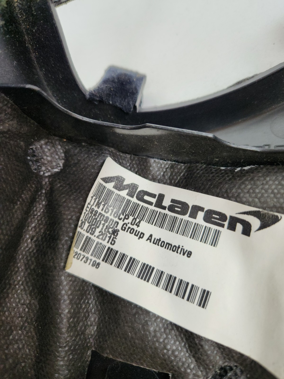 2015-2017 MCLAREN 675LT ALCANTARA INTERIOR TRIM PANEL RIGHT SIDE OEM 