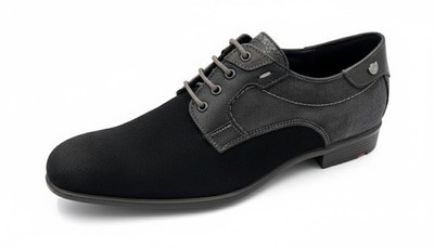 LLOYD by DAYAN Herren Schuhe Business Schnürschuhe Leder schwarz grau 8 oder 8,5