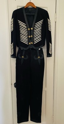 RARE Vintage PYRATE STYLE Hamburg Custom Leather 2 piece matching set