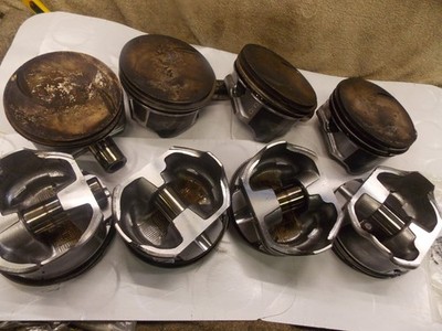 Flat Top Pistons 2001-07 GM Chevrolet 8.1L 496 OHV V8 .020 Over FREE Ship After1