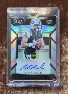 2017-18 Panini Select XRC Mystery Autograph Sam Darnold #323 Silver Prizm #/49