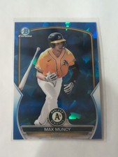 2023 Bowman Sapphire Edition Chrome Prospects Base Max Muncy #BCP-87 - A's