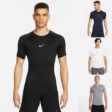 Nike Pro Dri-FIT Maglietta Funzionale Uomo Tight-Fit Maglietta Sportiva Maglietta Allenamento