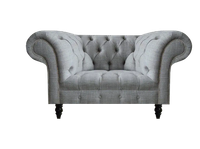 Wohnzimmer Grau Sessel Couch Sitz Chesterfield Moderne PolstermöBel