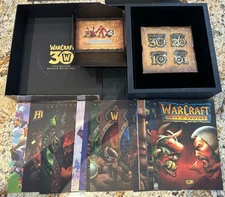 2024 Blizzard Employee Holiday Gift Box: open box (game code used) - pins & more