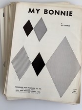 Sheet Music Large Lot Mostly Ray Charles 