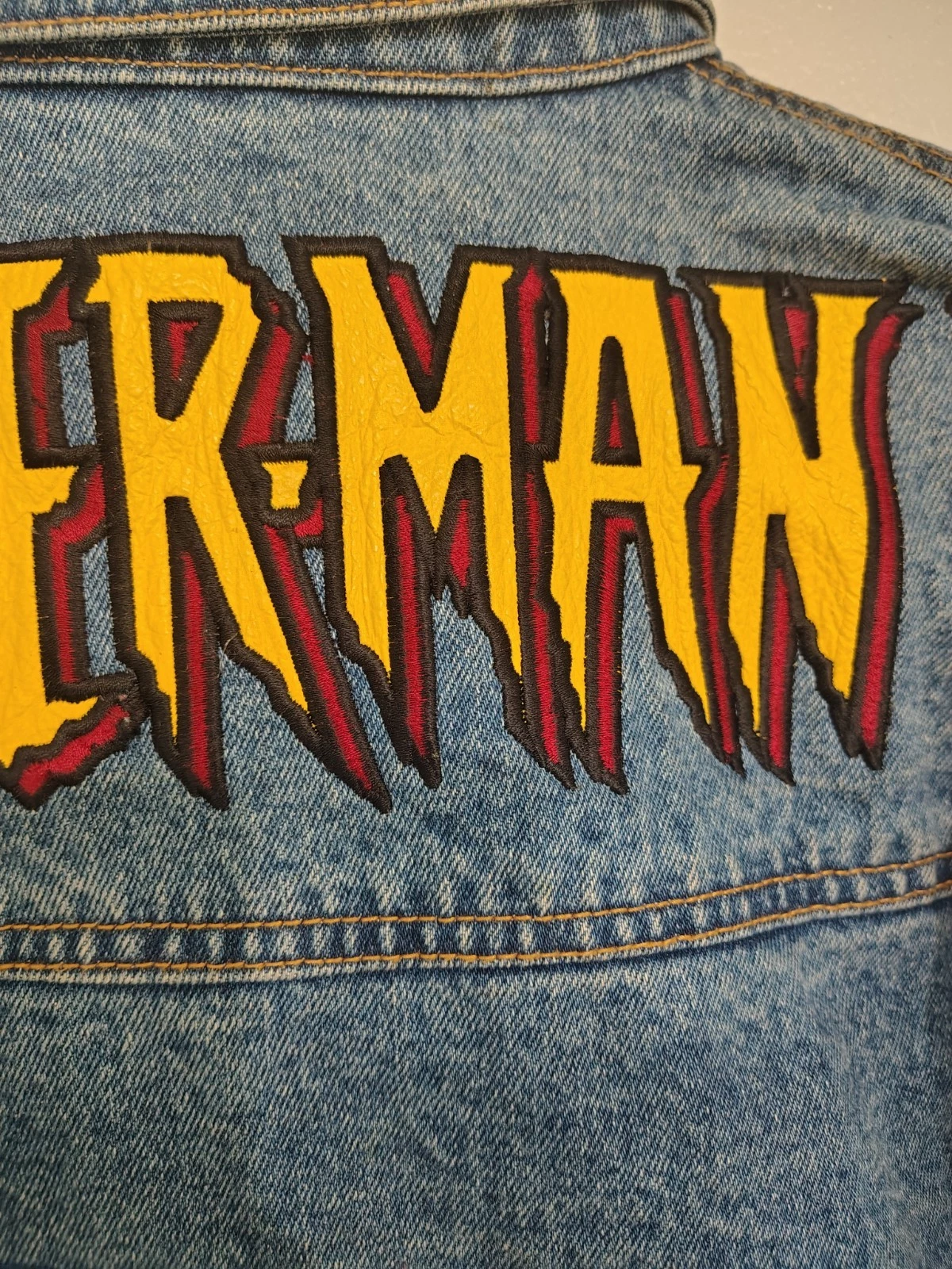 Y2K Spiderman Denim Jacket Vintage 2002 Size XL Marvel Comics - product detail image 8