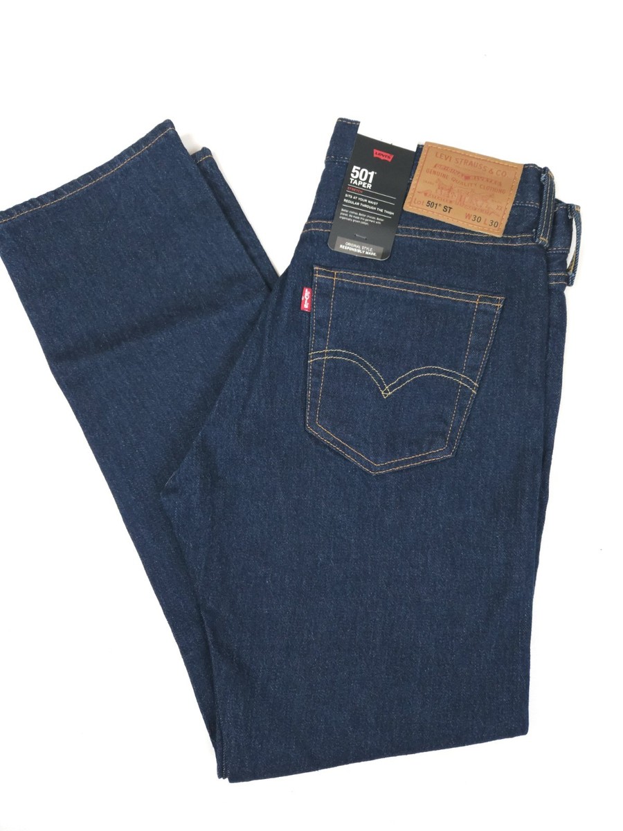 Levi's Premium 501 ST Slim Taper Stretch Men's Jeans 44X34 W44L34