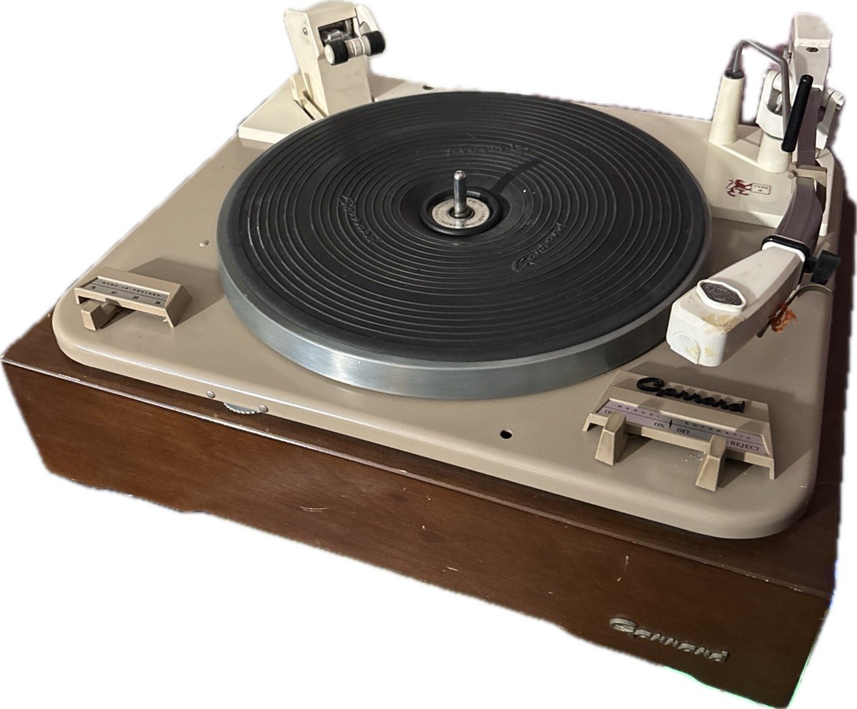 VTG Garrard Laboratory Type A Turntable & Wood Plinth Base WORKS