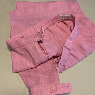 Basler Slacks Size 16-18 Pink Zipper