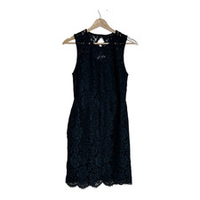 Banana Republic Navy Lace Shift Dress size 4 Christmas Party