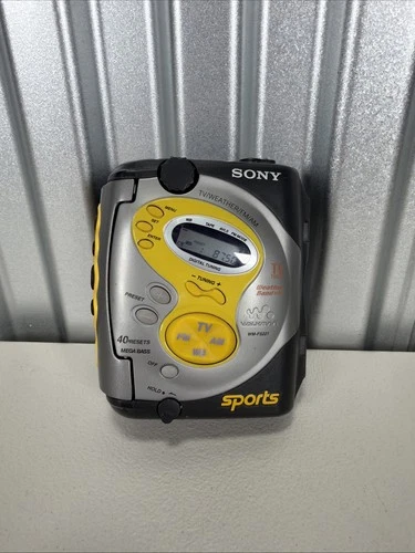 Vintage Sony Sports Walkman WM-FS221 TV/Weather/FM/AM Cassette - PARTS ONLY