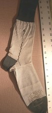 2 VINTAGE SOCKS FRENCH MADE 11s Expressly for DE PINNA 20"FULL CALF/COTTON/NYLON
