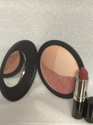 Laura Geller Supersize Super Cheek Baked Blush & Highlighter 20g & Lippenstift Neu