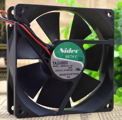   9025 24V 0.28A cooling fan TA350DC M34261-16 2-wire #fv