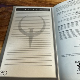 Quake - Sega Saturn 1997 - Tested - With Original Manual