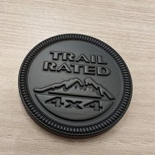 For 2018-2024 Wrangler Jl Gladiator Full Black Trail Rated Fender Emblem Badge For 2018-2024 Wrangler Jl Gladiator Full Black Trail Rated Fender Emblem Badge