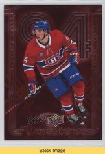 2024-25 Upper Deck Series 2 Fluorescence Red Logan Mailloux #F-14 READ h6w