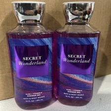 Bath & and Body Works SECRET WONDERLAND Shower Gel Body Wash 10 fl. oz. NEW  2PK
