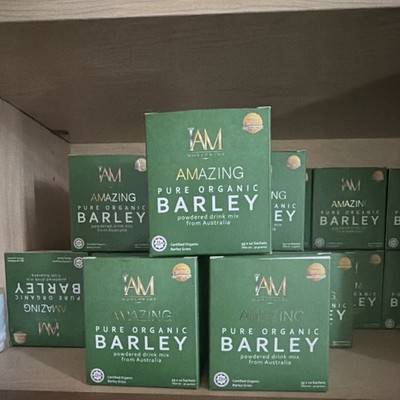 IAM Worldwide Organic Barley Grass Powdered Drink Mix 30 x 3g Sachets