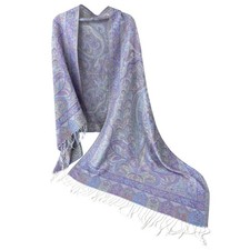 Paisley Jacquard Pashmina Rave Shawl Wraps Scarf for Women Evening Wedding Fe...