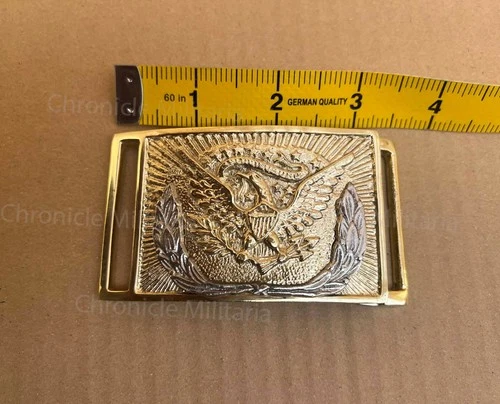 American civil war officer eagle buckle