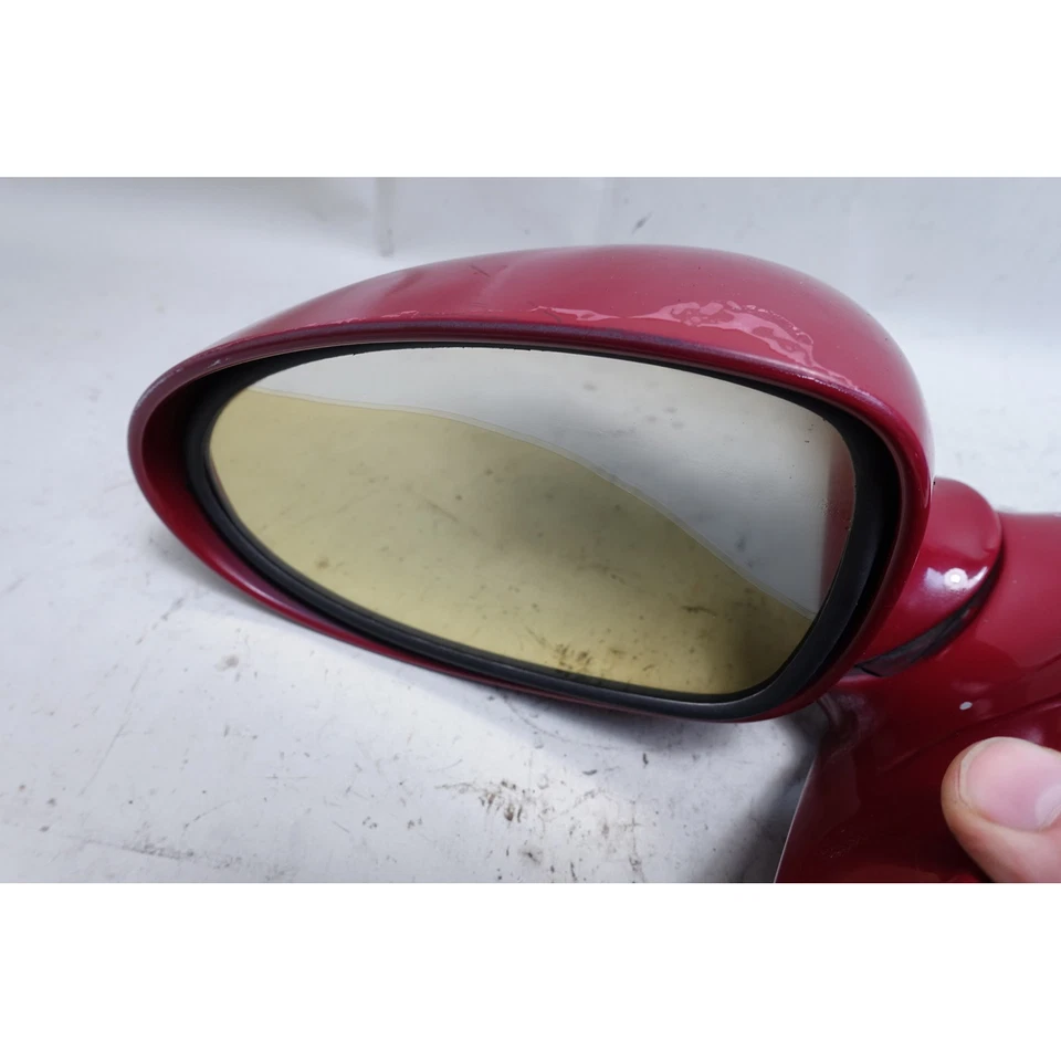 Espejo retrovisor lateral izquierdo BMW E39 M5 2000-2003 dañado ///M rojo Imola OEM Foto 3 de 4